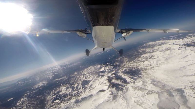 California desde el cielo estos días. AP
